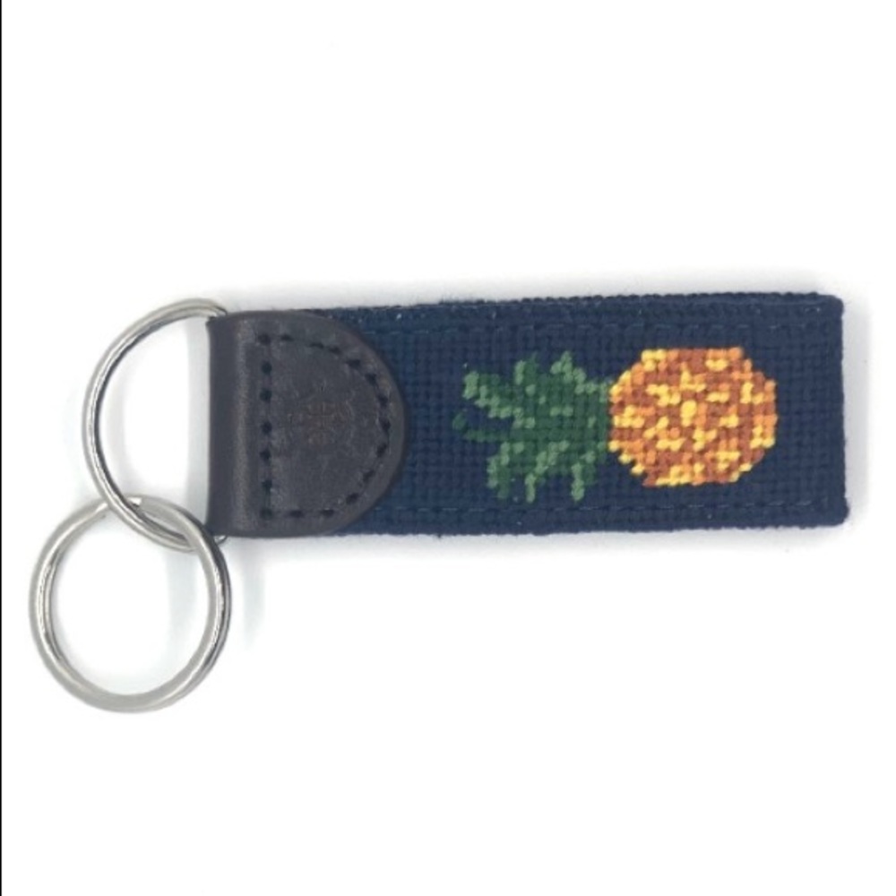Brand New Needlepoint Pineapple Key Fob - Picture 3 of 3